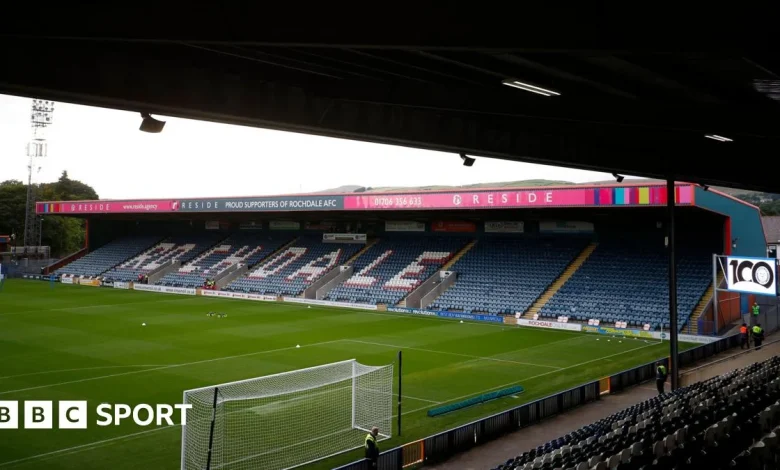 Rochdale: National League leaders to relay pitch and move home games