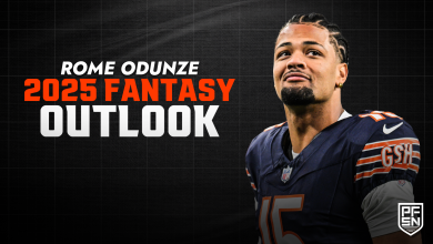 Rome Odunze Fantasy Hub: Week 9 Injury Update, Start 'Em/Sit 'Em Advice, Points Projection, and Weather Impact