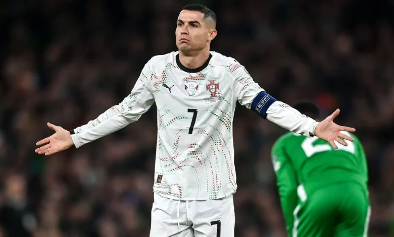 Ronaldo shown first-ever red card with Portugal