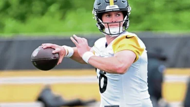 Rookie QB Will Howard ‘really thankful’ for Steelers activation, development at practice