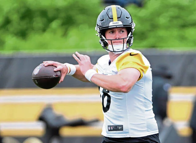 Rookie QB Will Howard ‘really thankful’ for Steelers activation, development at practice