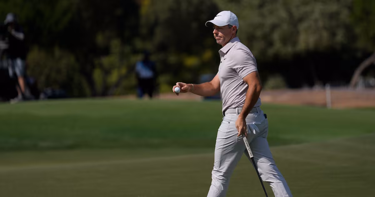 Rory McIlroy shares lead in Dubai and closes in on fourth straight European title