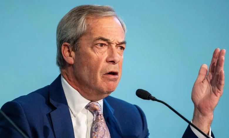 Row erupts after Tory chairman compares Reform logo to Nazi Swastika