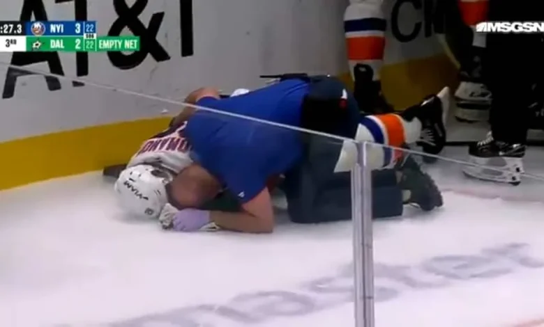 Roy explosé après un plaquage dangereux lors du match Islanders-Stars
