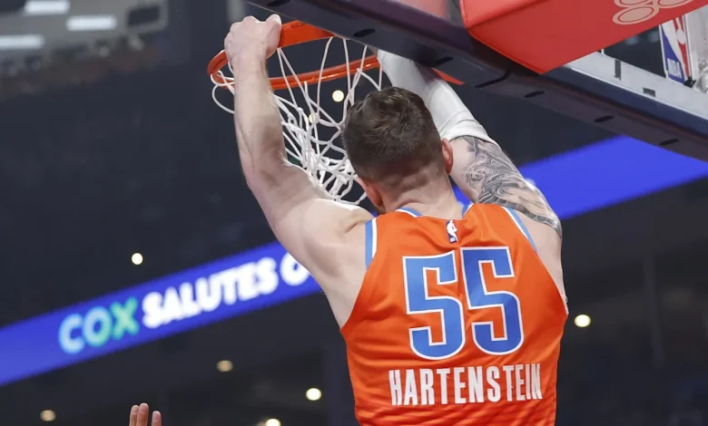 Rudy Gobert got a tech for what looked like an egregious OKC flop