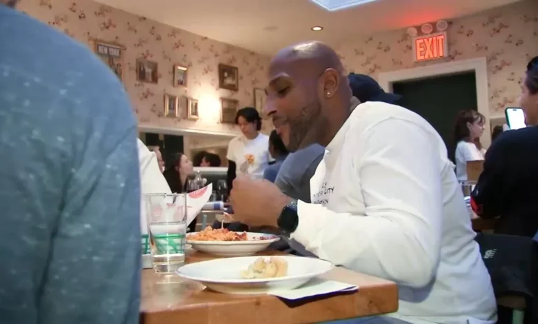 Runners carb-load before hitting the streets in TCS NYC Marathon