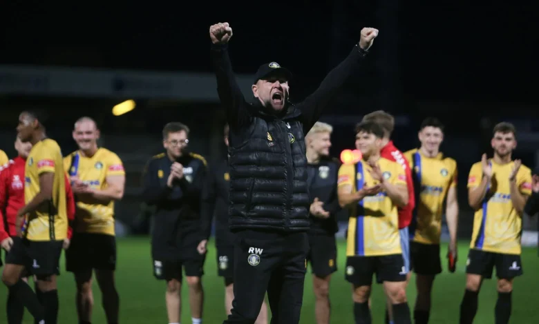 Russell Wilcox promises Gainsborough will 'give it a good go' against Accrington