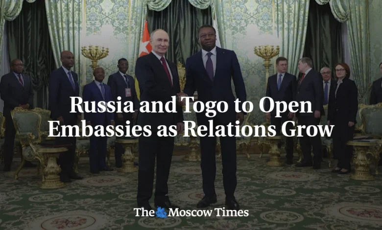 Russia and Togo to Open Embassies as Relations Grow