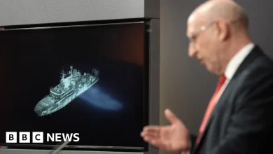 Russian spy ship on edge of UK waters, defence secretary says