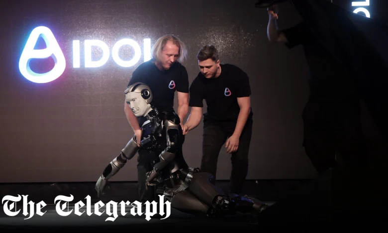Russia’s first AI humanoid robot falls flat on its face
