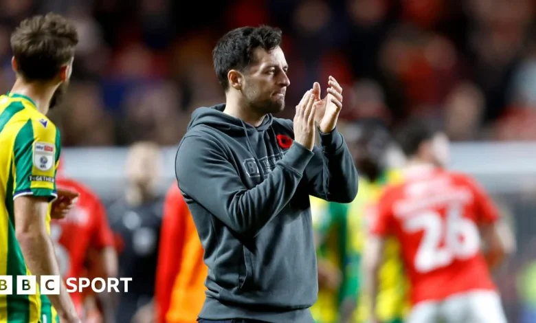 Ryan Mason: West Bromwich Albion boss 'calm' amid pressure for results