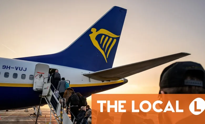 Ryanair threatens further cuts at Spanish airports for 2026 winter season