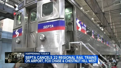 SEPTA cancels several Regional Rail trains for Monday morning commute