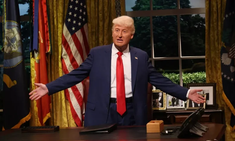 'SNL' skewers Trump over Jeffrey Epstein emails in cold open