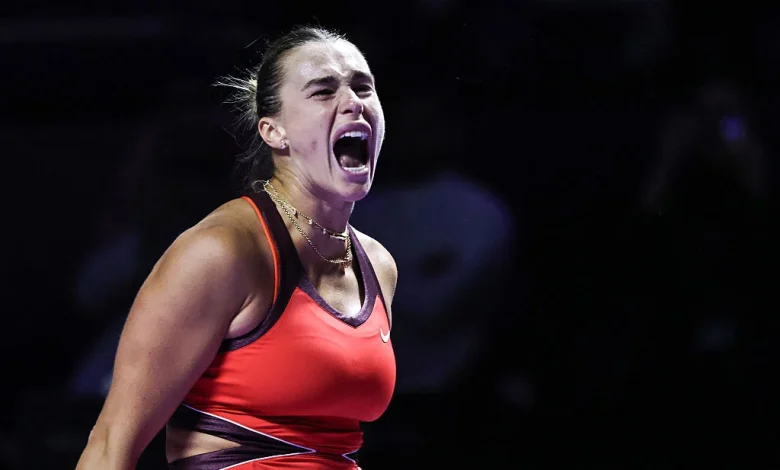 Sabalenka bests Anisimova in grueling semifinal, to face Rybakina for WTA Finals trophy