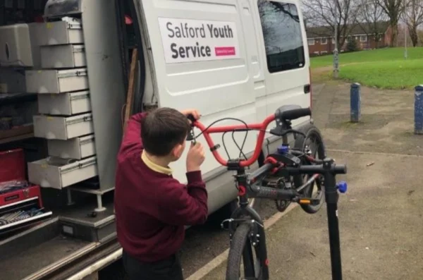 Salford youth service and local officers join forces to protect bikes across Salford
