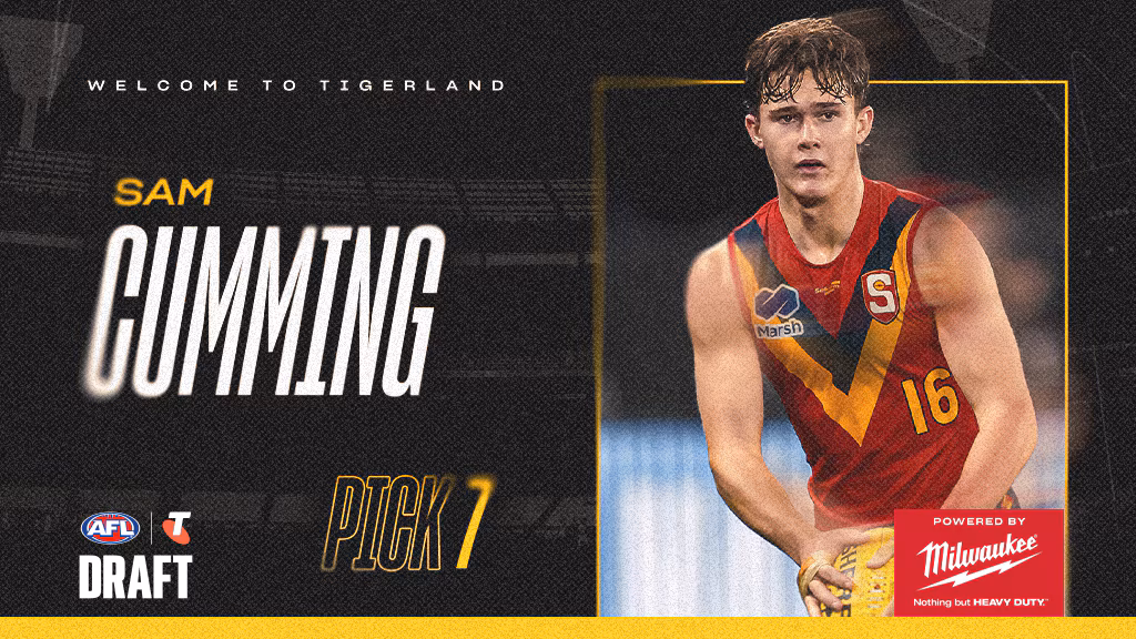 Sam Cumming arrives at Richmond