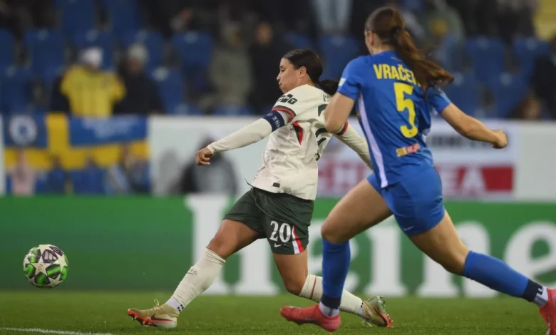 Sam Kerr after UWCL goals: Scoring still 'feels a bit weird'