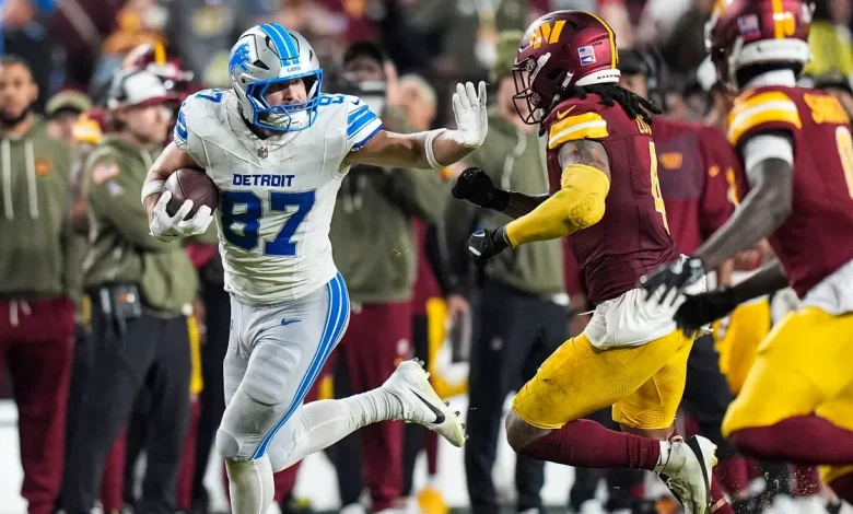 Sam LaPorta injury update: Lions TE placed on injured reserve