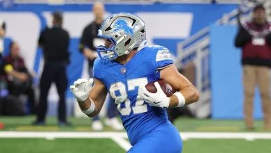 Sam LaPorta out, Aidan Hutchinson set to play on Sunday night