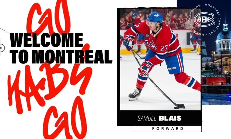 Samuel Blais claimed off waivers