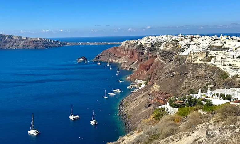 Santorini Vows to Block Royal Caribbean’s “Private Beach Club” Plan