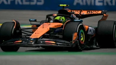Sao Paulo GP: Lando Norris pips Oscar Piastri to set Practice One pace as Yuki Tsunoda crashes, Lewis Hamilton spins