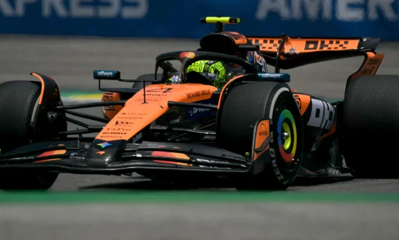 Sao Paulo GP: Lando Norris pips Oscar Piastri to set Practice One pace as Yuki Tsunoda crashes, Lewis Hamilton spins