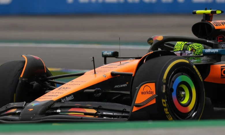Sao Paulo GP: Lando Norris wins thrilling race to extend championship lead as Oscar Piastri struggles to fifth