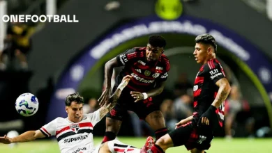 São Paulo faz gol relâmpago e vai bem com esquema surpresa de Crespo, mas fica no empate com o Flamengo na Vila Belmiro