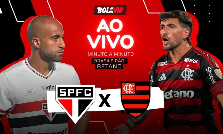 São Paulo x Flamengo AO VIVO – 1 x 1 – Arrascaeta empata em início quente pelo Brasileirão Betano