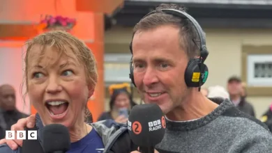 Sara Cox finishes 135-mile marathon challenge for Children in Need - watch live