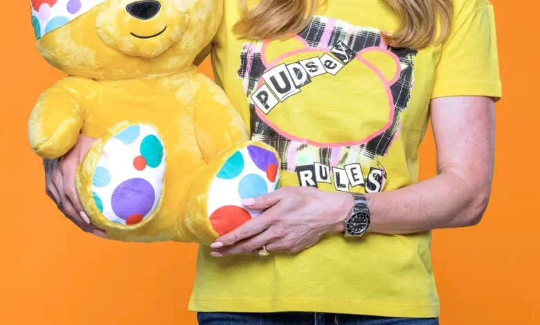 Sara Cox receives support from The Rock ahead of Children In Need challenge