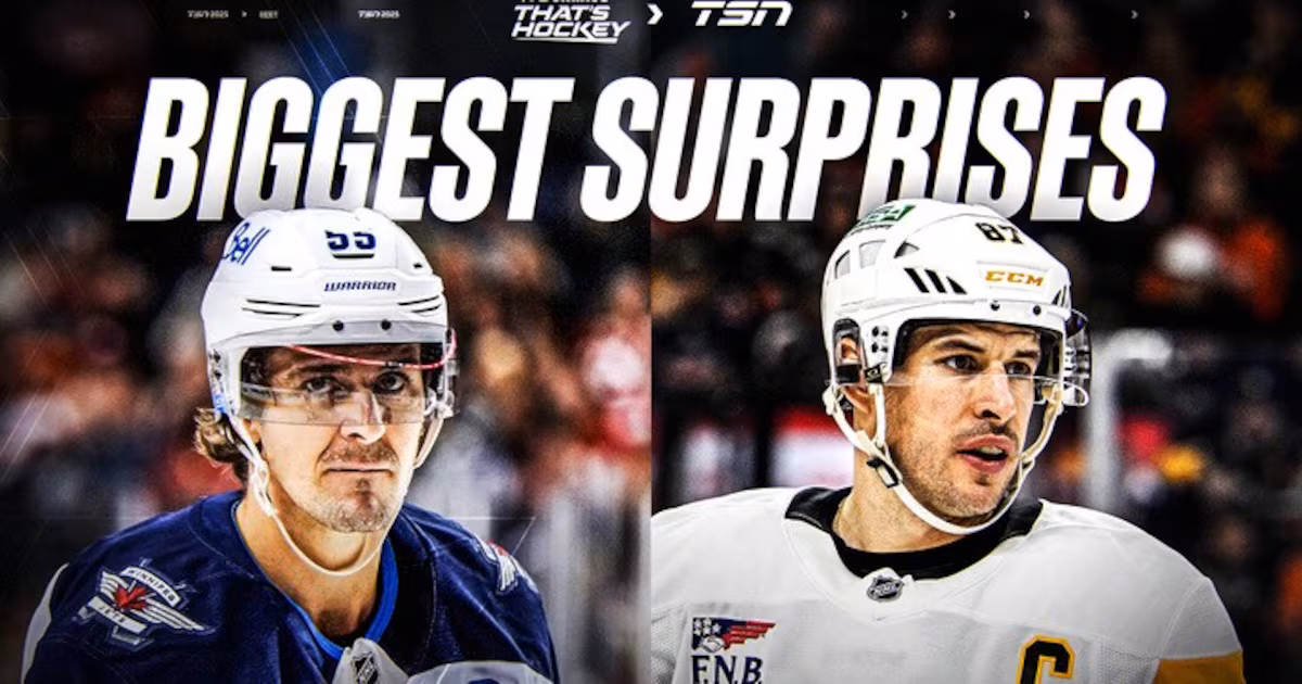 Scheifele, Crosby among NHL's top five biggest surprises