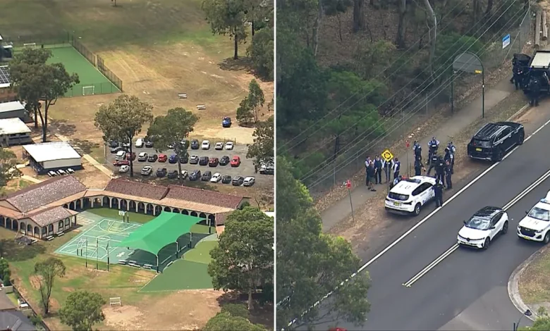 Schools locked down while police conduct large-scale operation in Sydney’s Beaumont Hills for toy guns