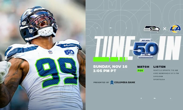 Seahawks at Rams: How To Watch, Listen And Follow Week 11 On Sunday, November 16