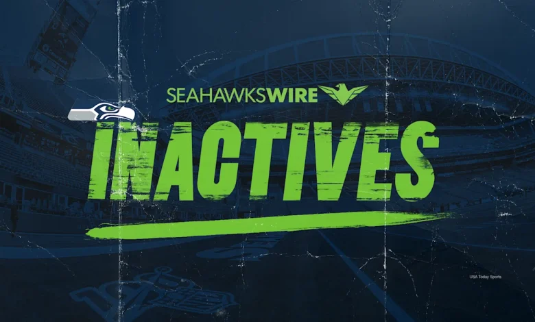 Seahawks list 6 players INACTIVE for Week 12 vs Tennessee Titans