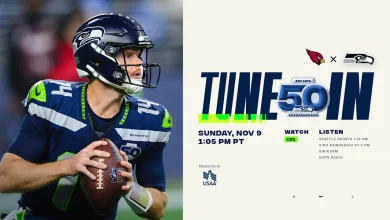 Seahawks vs Cardinals: How To Watch, Listen And Follow Week 10 On Sunday, November 9