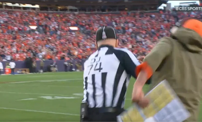 Sean Payton Flagged for Unsportsmanlike Conduct After Colliding With Ref on Sideline