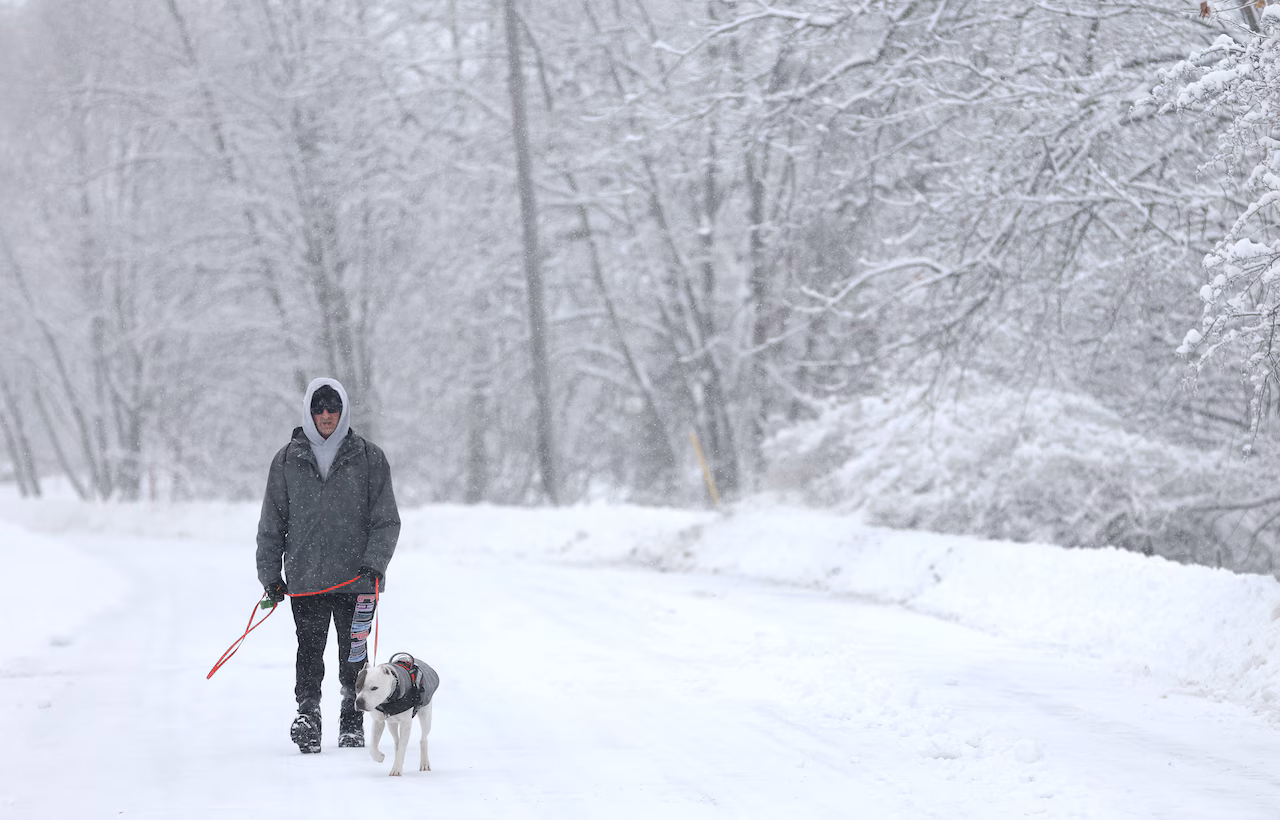 Season’s first lake effect snow in Upstate NY could make for slippery roads