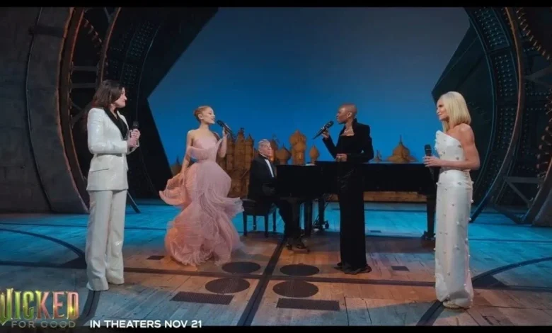See Cynthia Erivo and Ariana Grande Belt Out New Wicked Songs, and a Rewritten 'For Good' With Idina Menzel and Kristin Chenoweth