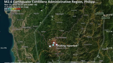 Seismic-like event, possible earthquake, reported few minutes ago near Baguio, Cordillera, Philippines