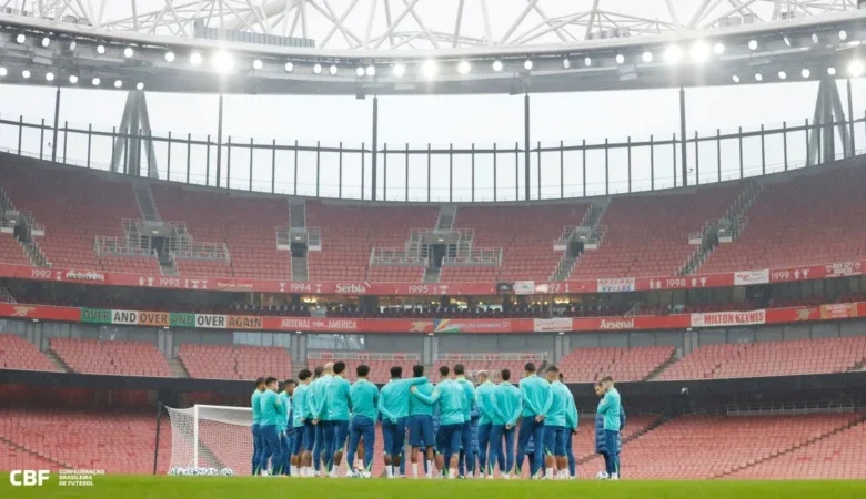Seleção Brasileira jogará pela 25ª vez em Londres
