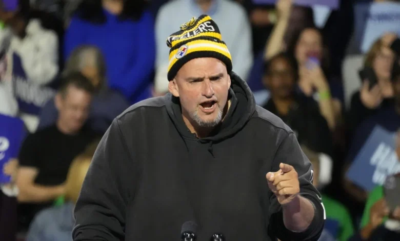 Sen. Fetterman hospitalized in Pittsburgh after heart episode, fall outside his Braddock home