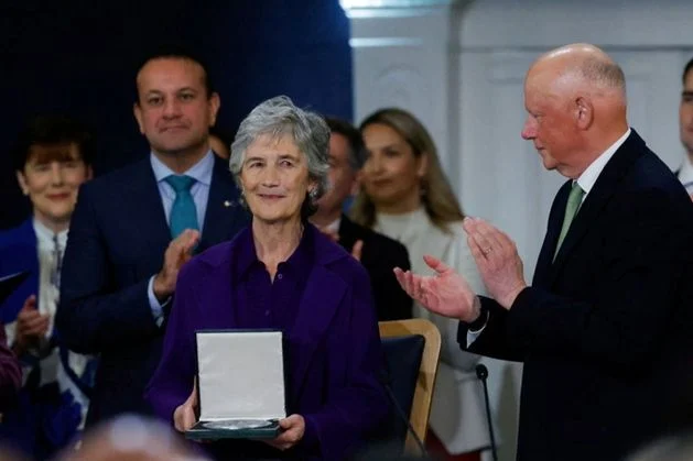 Senan Molony: The great, the good and the grey gather as Catherine Connolly takes oath of office