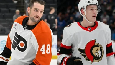 Senators acquire Gilbert from Flyers for Guenette
