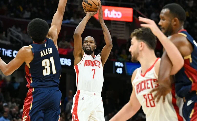 Sengun, Durant help Rockets top Cavaliers for 5th consecutive victory