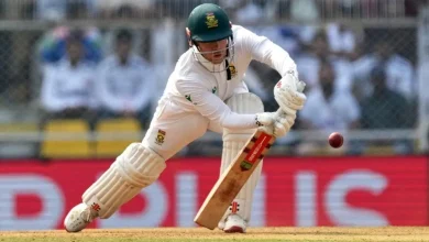 Senuran Muthusamy’s maiden ton puts South Africa in command of 2nd cricket test against India