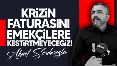 Serdaroğlu: "Çalışanlarımız açlık sınırı ile boğuşarak geçimini sağlamaya çalışıyor"