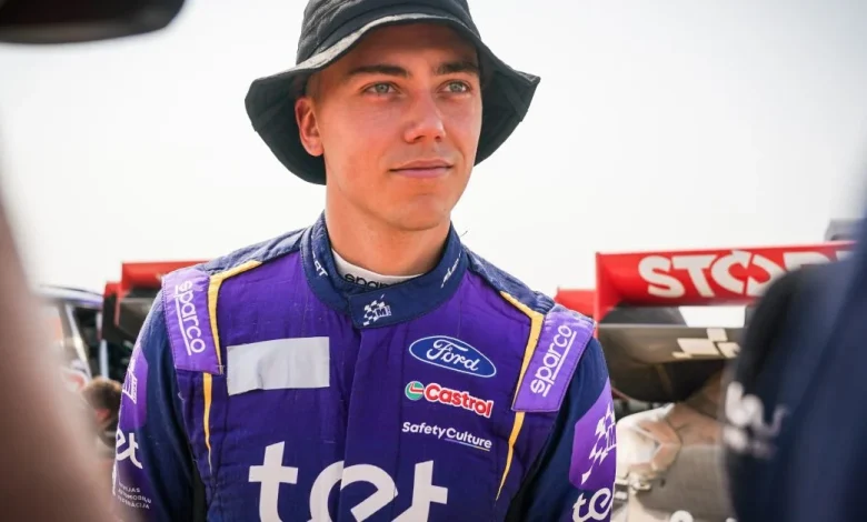 Sesks leads a WRC event for the first time